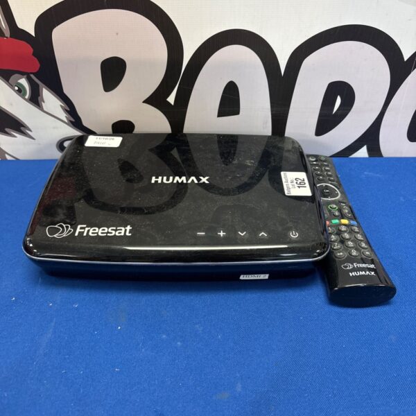Black Humax Freesat HDR-1100S HD TV recorder box.