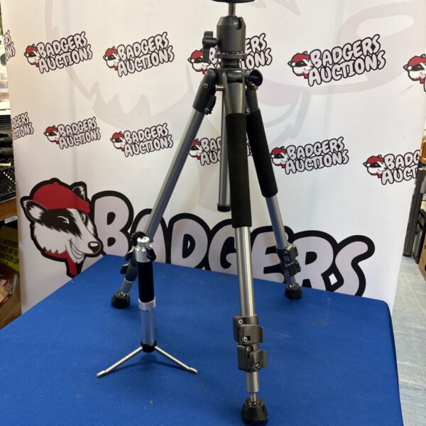 Used Jessop camera tripod for photography, adjustable height.