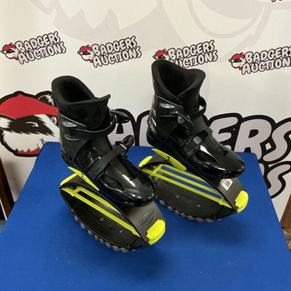 Pair of size S Kangoo Jumps bouncing shoes for fitness.