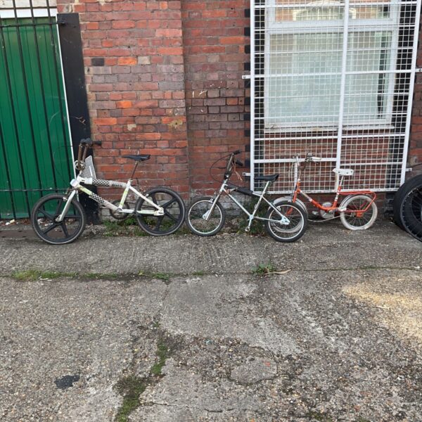 Job lot of three kids bikes in varying conditions.