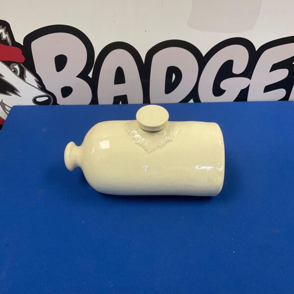 Vintage Langley Ware hot water bottle, classic rubber design.
