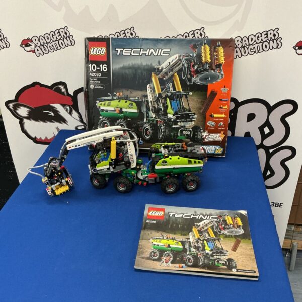 Lego Technic 42080 Forest Machine set, detailed construction toy.