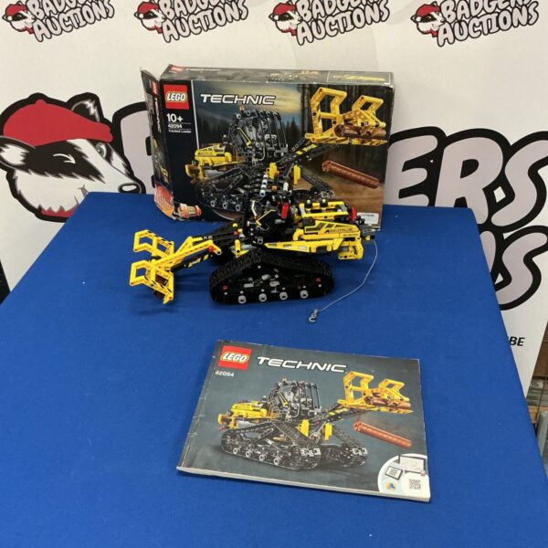 Lego Technic 42094 tracked loader box and contents.