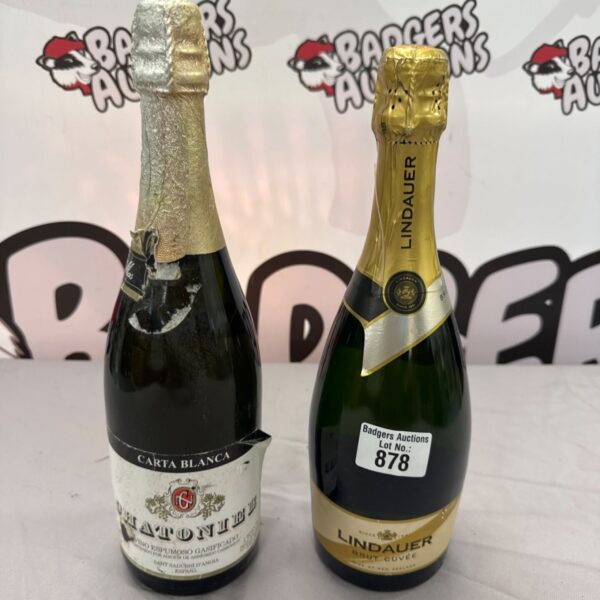 Lindauer Brut Cuvee and Chatonier Carta Blanca sparkling wine lot.