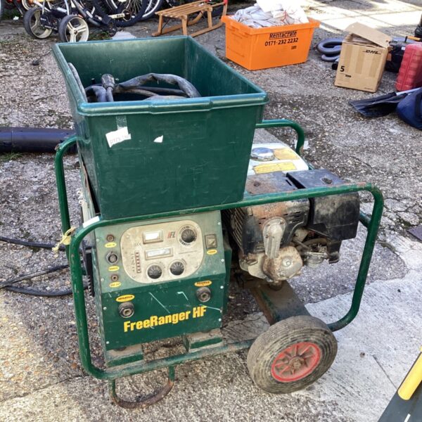 Freeranger hf honda generator 3kva, arc & tig welder working