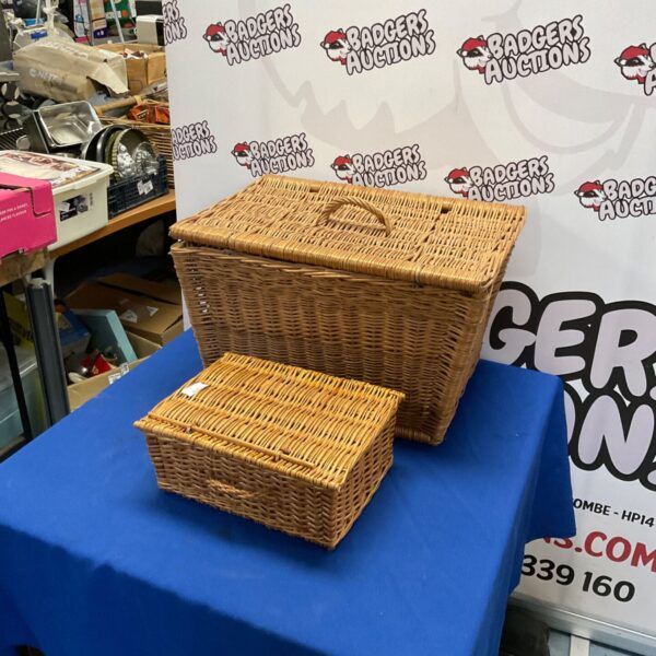 Two Wicker baskets