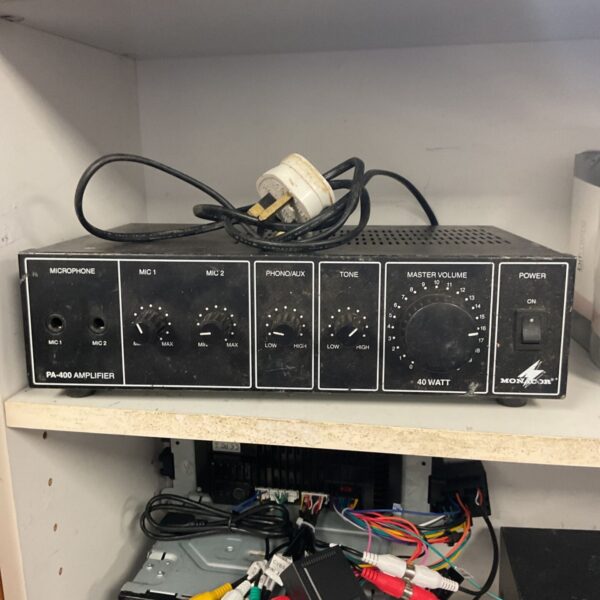 Monacor pa-400 amplifier