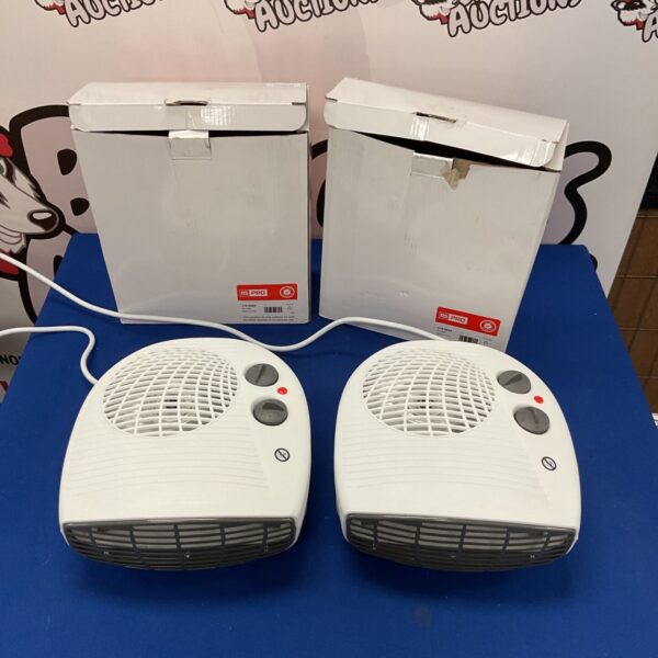 Two RS PRO 2kW fan heaters as new in boxes Tested Working