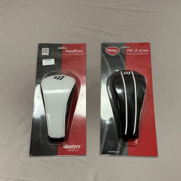 Two Masters Golf HeadKase and MC-Z Retro Fairway Headcovers