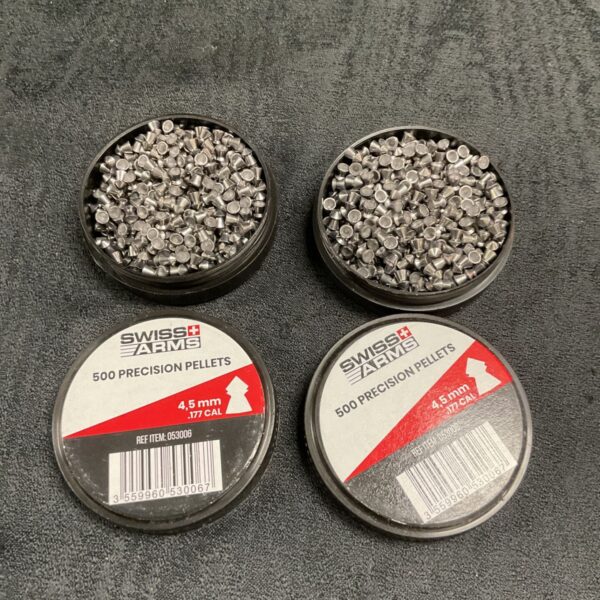 Two Tubs Swiss Arms Airgun Pellets .177 Cal
