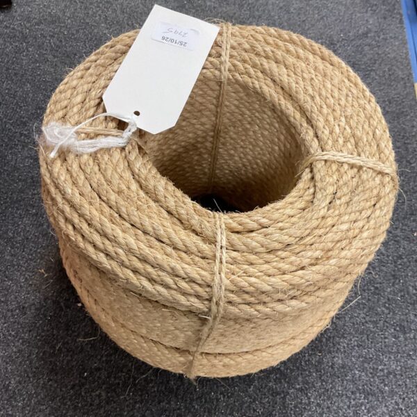 New coil natural hemp rope