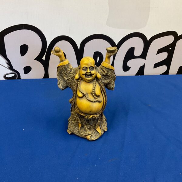 Detailed Lucky Buddha figurine for home decor and collection.
