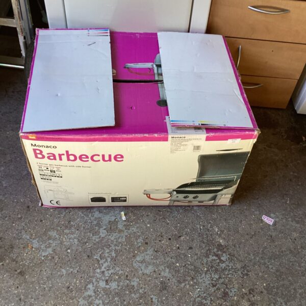 Used Monaco gas barbecue for outdoor cooking.