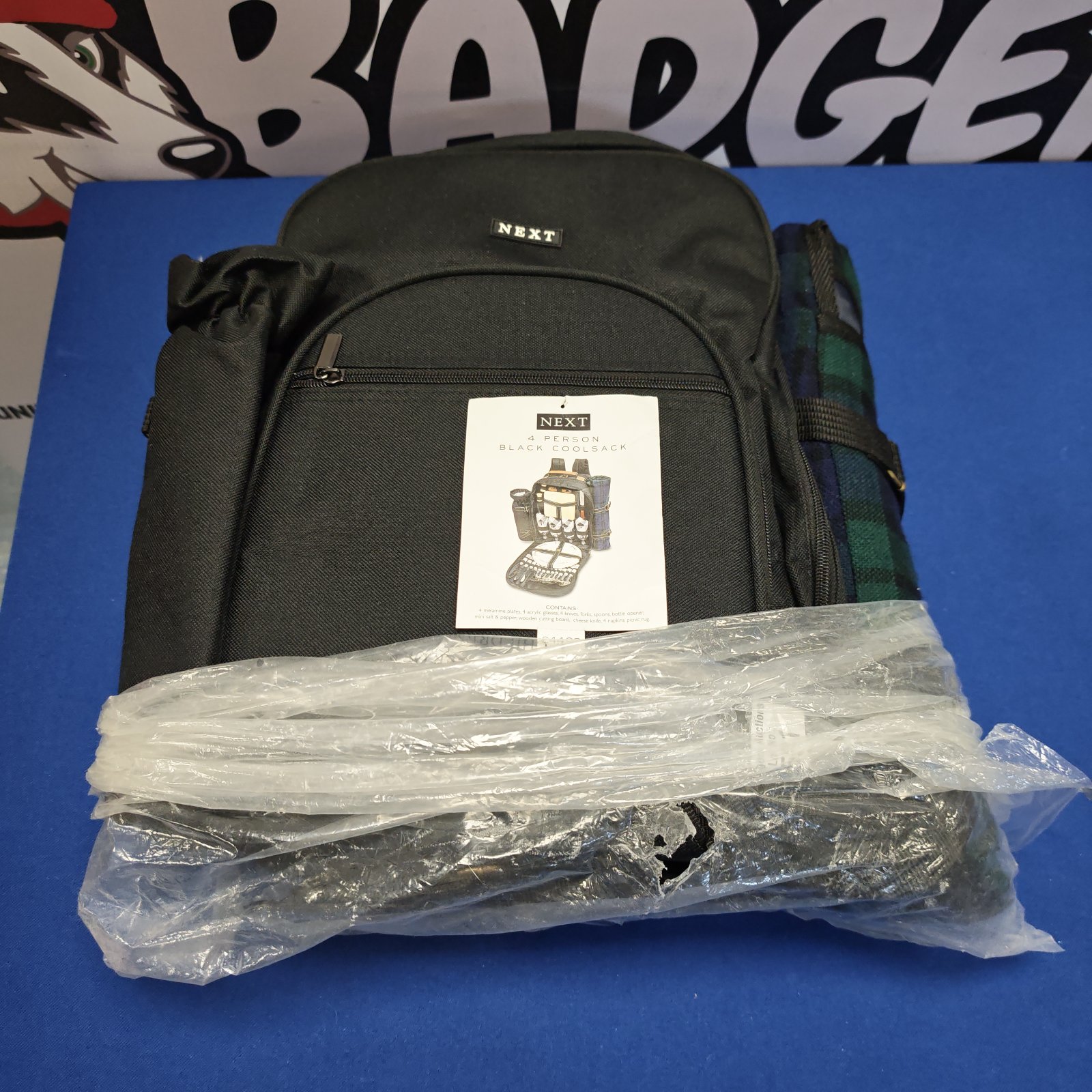 Black Next four-person coolsack with carry handles.