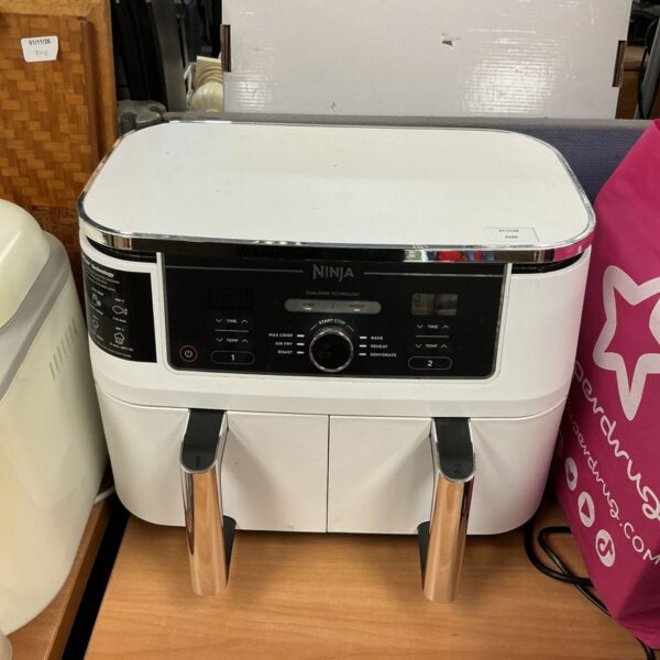 White Ninja Dualzone Technology Multi Cooker with two numbered drawers and control panel
