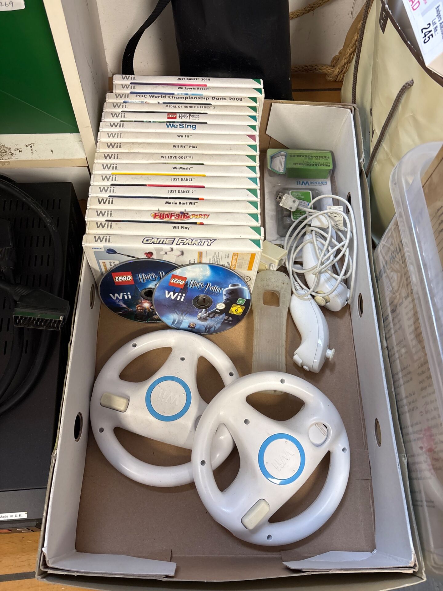 244 Nintendo Wii bundle Inc accessories, games and more