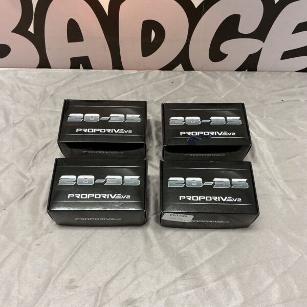 Four boxed NTM PropDrive V2 28-35 300W units in black packaging