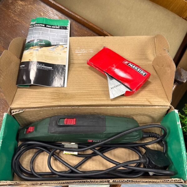 Parkside PES 200 electric scraper tool with box.