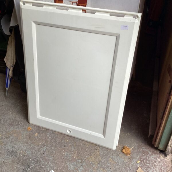 Used plastic loft hatch measuring 900mm by 700mm for loft access.