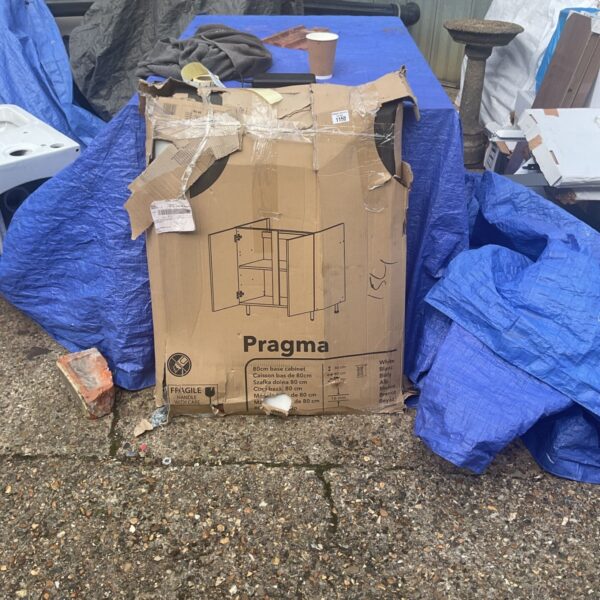 Used Pragma 80cm base cabinet in original packaging.