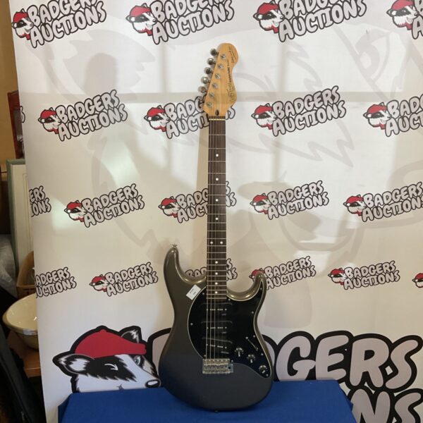 Vintage Robbie Gladwell signature electric guitar in black.