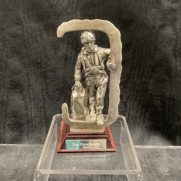 Royal Hampshire pewter paratrooper figure from the Battle of Arnhem 1944.
