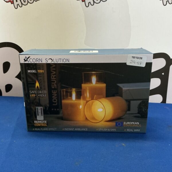 Safe Deco LED candle model T29 for home decoration.