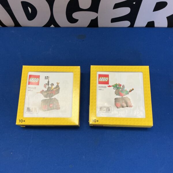Sealed Lego sets 6432430 and 6432433 in original packaging.