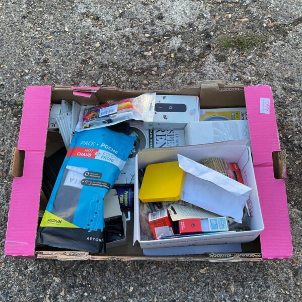 Mixed lot of stationery and USB drives for office or school.
