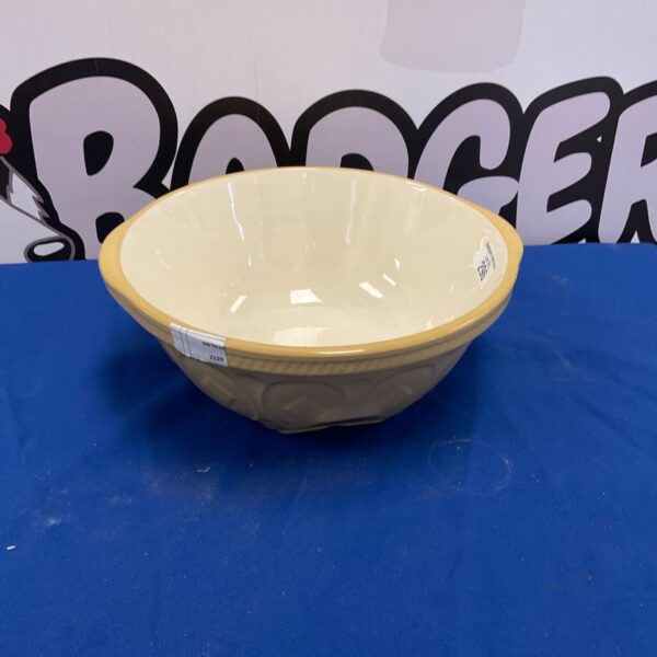 Vintage TG Green ceramic mixing bowl, a classic kitchen collectible.