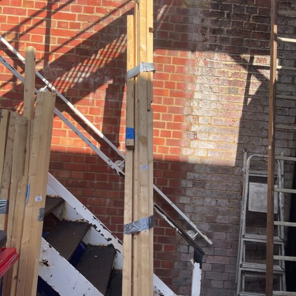 Mixed lengths of timber bundle for DIY projects and construction.