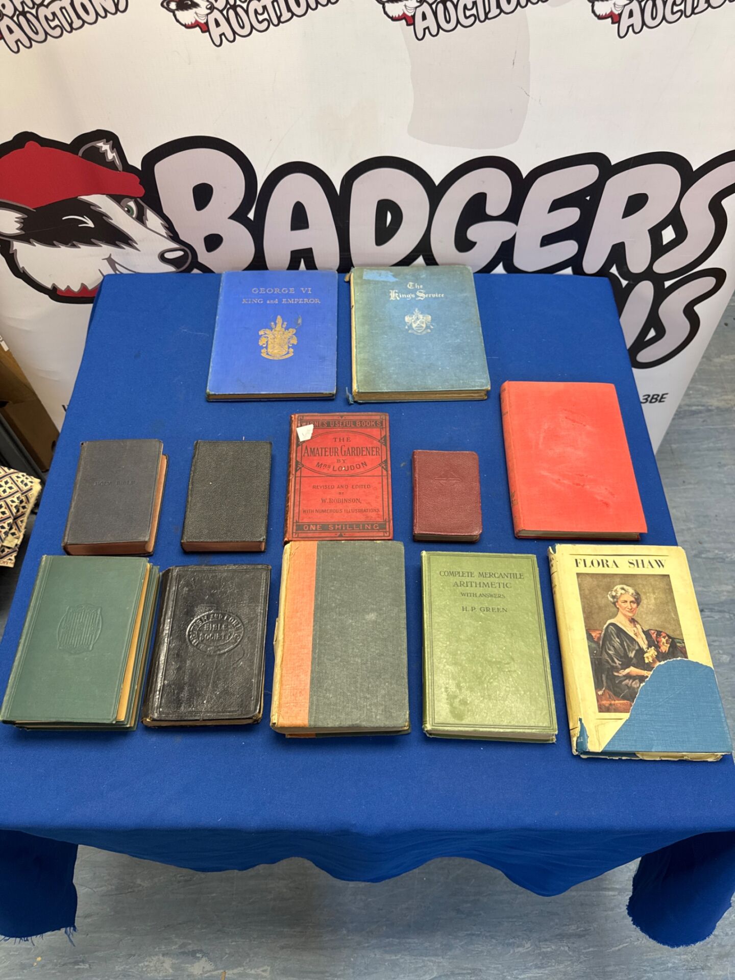 538 Selection of vintage books inc bibles & others