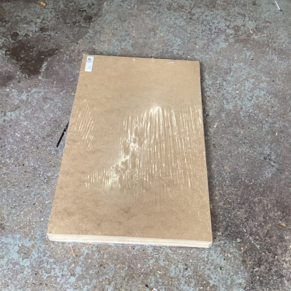 Vintage folding paste table with laminate top, showing wear.