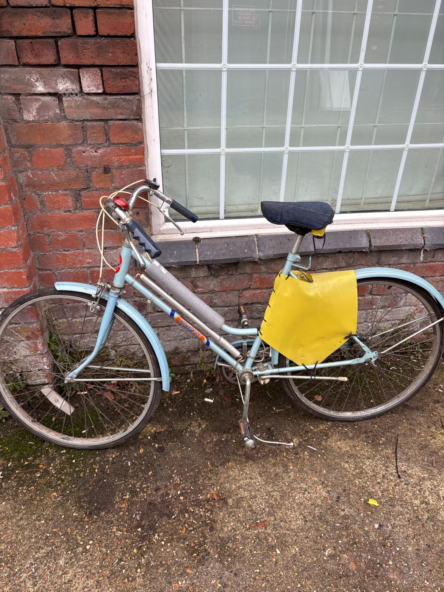 1243 Vintage holiday three bicycle