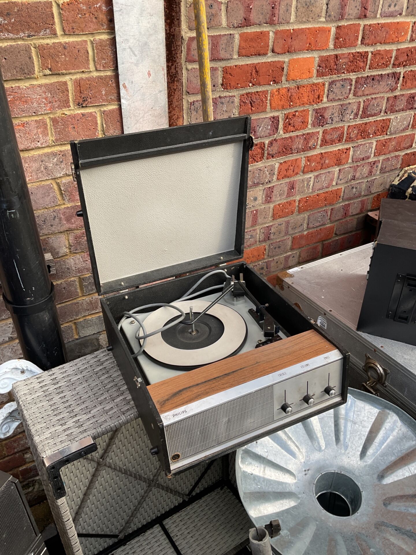 157 Vintage Philips portable record player