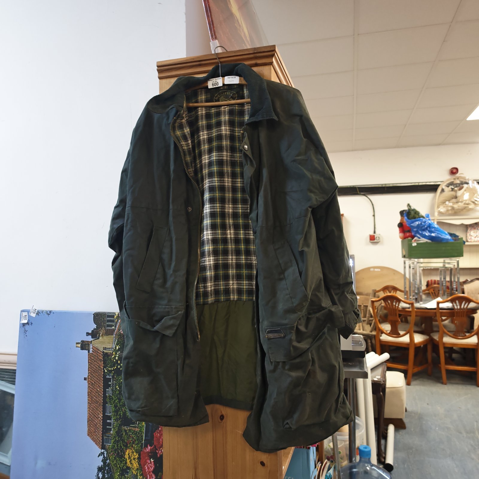 Westfield wax coat size M, a durable country jacket.