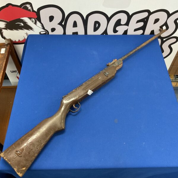 Vintage Westlake air rifle needing restoration, classic airgun.
