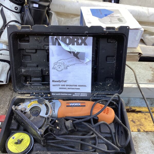 Worx Handy Cut cordless saw in original packaging.