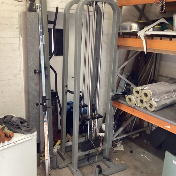 York multi gym system for home weight training.